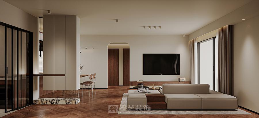 暖棕雅調，藏露有致的精致居境