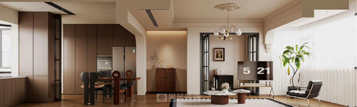 棕木雅韻，時光棲居