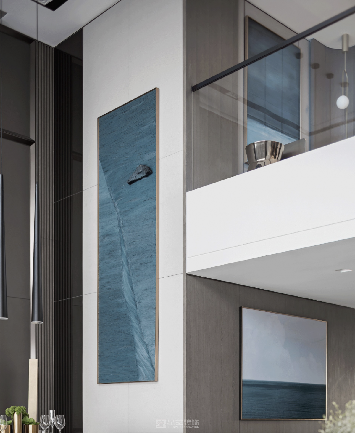 頂層躍層——復式挑空的廳