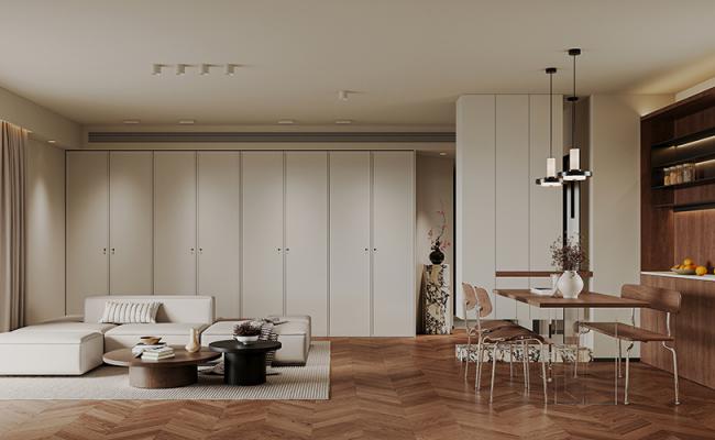 暖棕雅調，藏露有致的精致居境